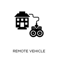 Remote vehicle icon. Remote vehicle symbol design from Smarthome collection.