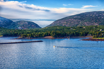 Dawn Fishing Boat in Bar Harbor