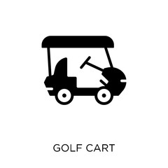 Golf cart icon. Golf cart symbol design from Transportation collection. Simple element vector illustration. Can be used in web and mobile.
