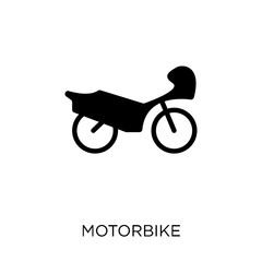 Motorbike icon. Motorbike symbol design from Transportation collection. Simple element vector illustration. Can be used in web and mobile.