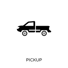 Pickup icon. Pickup symbol design from Transportation collection. Simple element vector illustration. Can be used in web and mobile.