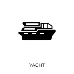 Yacht icon. Yacht symbol design from Transportation collection. Simple element vector illustration. Can be used in web and mobile.