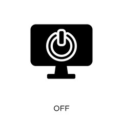 Off icon. Off symbol design from User interface collection.