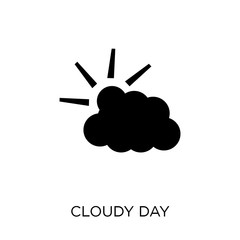 Cloudy Day icon. Cloudy Day symbol design from Weather collection.