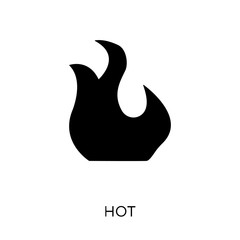 Hot icon. Hot symbol design from Weather collection.