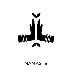 Namaste icon. Namaste symbol design from India collection.