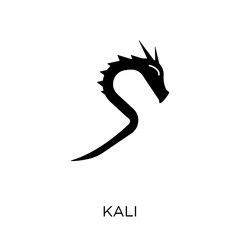 Kali icon. Kali symbol design from India collection. - obrazy, fototapety, plakaty