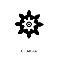 Chakra icon. Chakra symbol design from India collection.