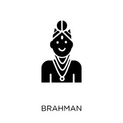 brahman icon. brahman symbol design from India collection.