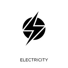 Electricity icon. Electricity symbol design from Industry collection.