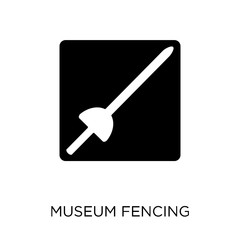 museum Fencing icon. museum Fencing symbol design from Museum collection.