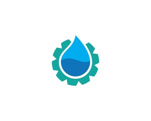 water drop Logo Template