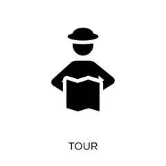 Tour icon. Tour symbol design from Museum collection.