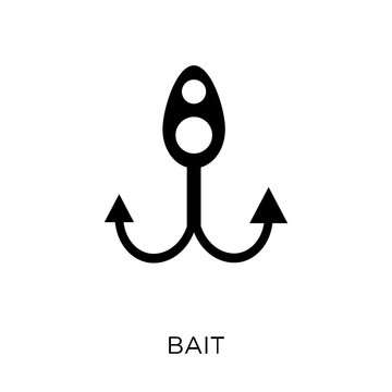Bait icon. Bait symbol design from Nautical collection.