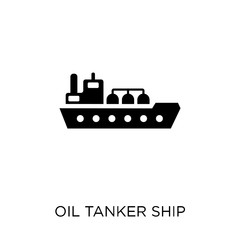 Oil Tanker ship icon. Oil Tanker ship symbol design from Nautical collection.