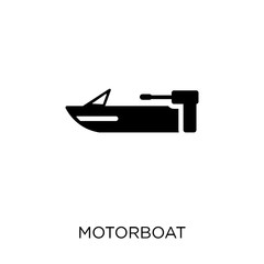 motorboat icon. motorboat symbol design from Nautical collection.