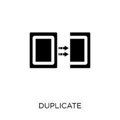 Duplicate icon. Duplicate symbol design from SEO collection.