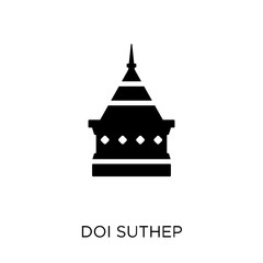 Obraz premium Doi suthep icon. Doi suthep symbol design from Religion collection.