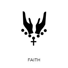 Faith icon. Faith symbol design from Religion collection.