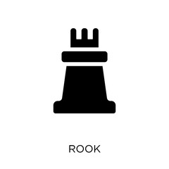 Rook icon. Rook symbol design from Strategy collection.