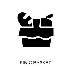 Pinic Basket icon. Pinic Basket symbol design from Summer collection.