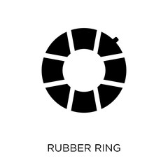 Rubber ring icon. Rubber ring symbol design from Summer collection.
