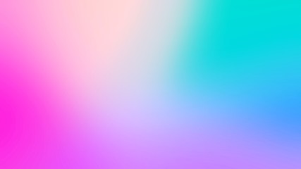 Abstract blurred gradient background in bright colors. Colorful smooth illustration - obrazy, fototapety, plakaty