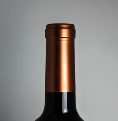 Red wine bottle