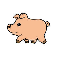 Cartoon Pig Vector