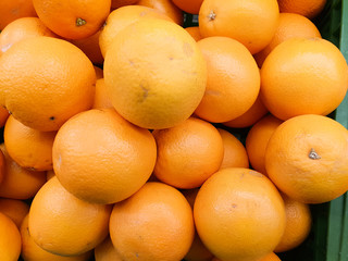 Fresh orange on market
