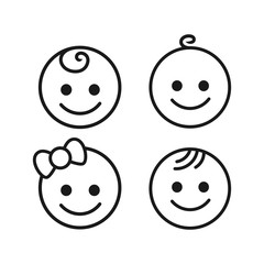 baby face icon
