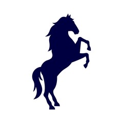 Fototapeta na wymiar Horse Icon, Vector, Silhouette