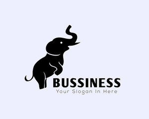 Standing elephant logo design inspiration