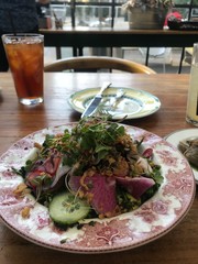 Heathy Beautiful Green Salad, lunch