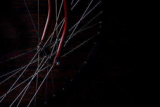 Retro bike cycle wheel