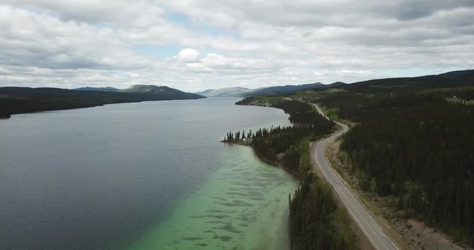Luftaufnahme Kanada am See