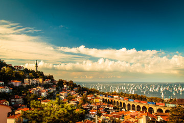 Obraz premium The Barcolana regatta in the gulf of Trieste