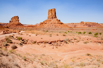 Fototapeta premium The Valley of the Gods in Navajo Nation, Utah, USA