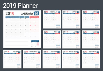 2019 Calendar - Planner