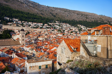Fototapeta na wymiar Houses of Dubrovnik
