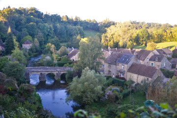 Fototapeta na wymiar Village de France