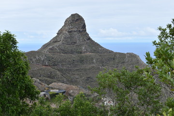 Big Mountain at the Mirador Fuente de Lomo in Taborno in the north of Tenerife, Europe