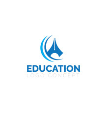 Education Conceptual Logo Illustration
