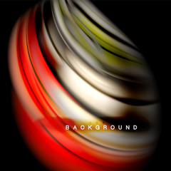 Background abstract - liquid color wave