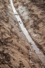 New perfect agricultural ditch.