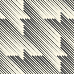 Seamless Diagonal Line Design. Halftone Ornament Background