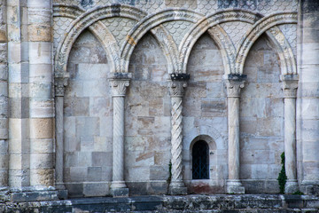 Fototapeta premium Arches of medieval church