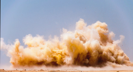 Detonator blasting in the oil and gas field of Iraq
