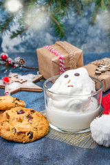 Eggnog and cookies for Santa