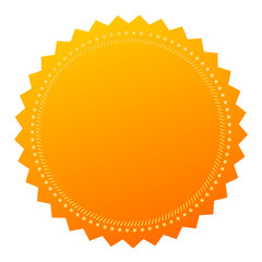 Blank diploma seal